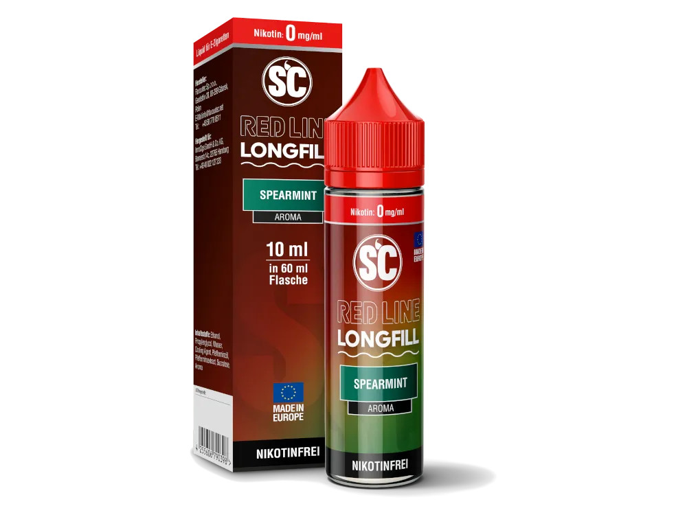 SC-RED LINE Spearmint - Longfills 10ml